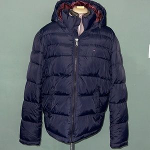 Tommy Hilfiger Men's Hooded Puffer Jacket Sz L